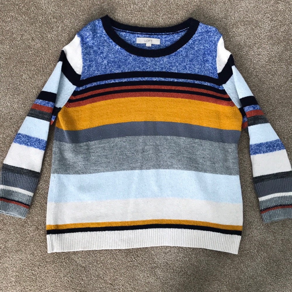 Loft striped sweater